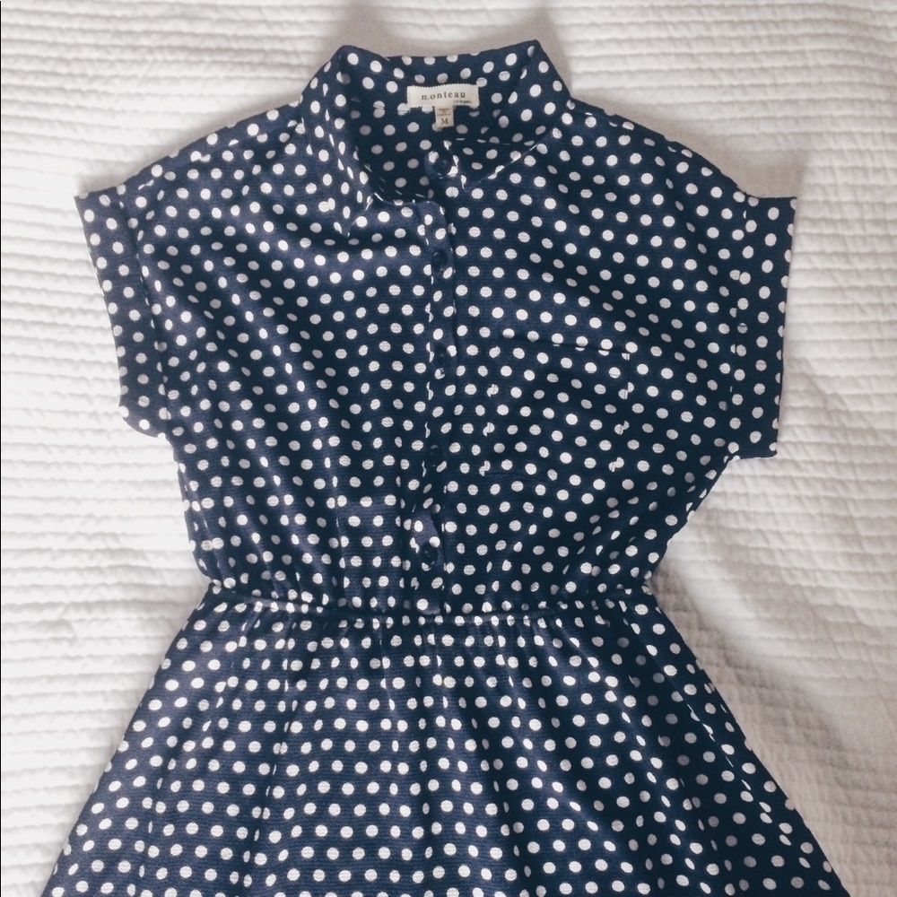 MONTEAU POLKA DOT DRESS